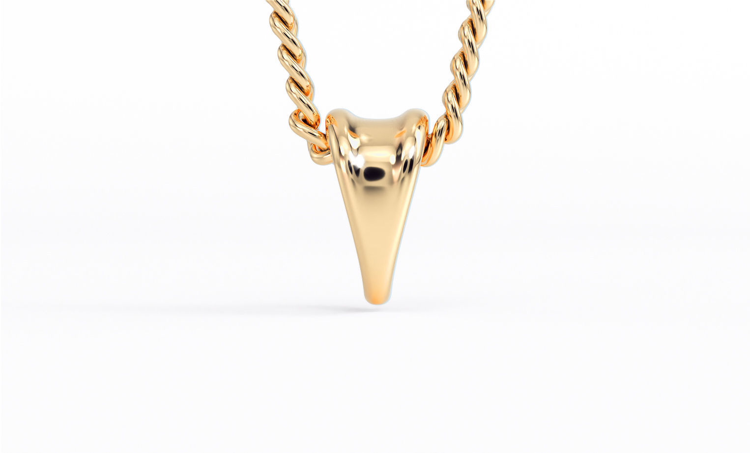 silver bail for pendants 3D print model_3