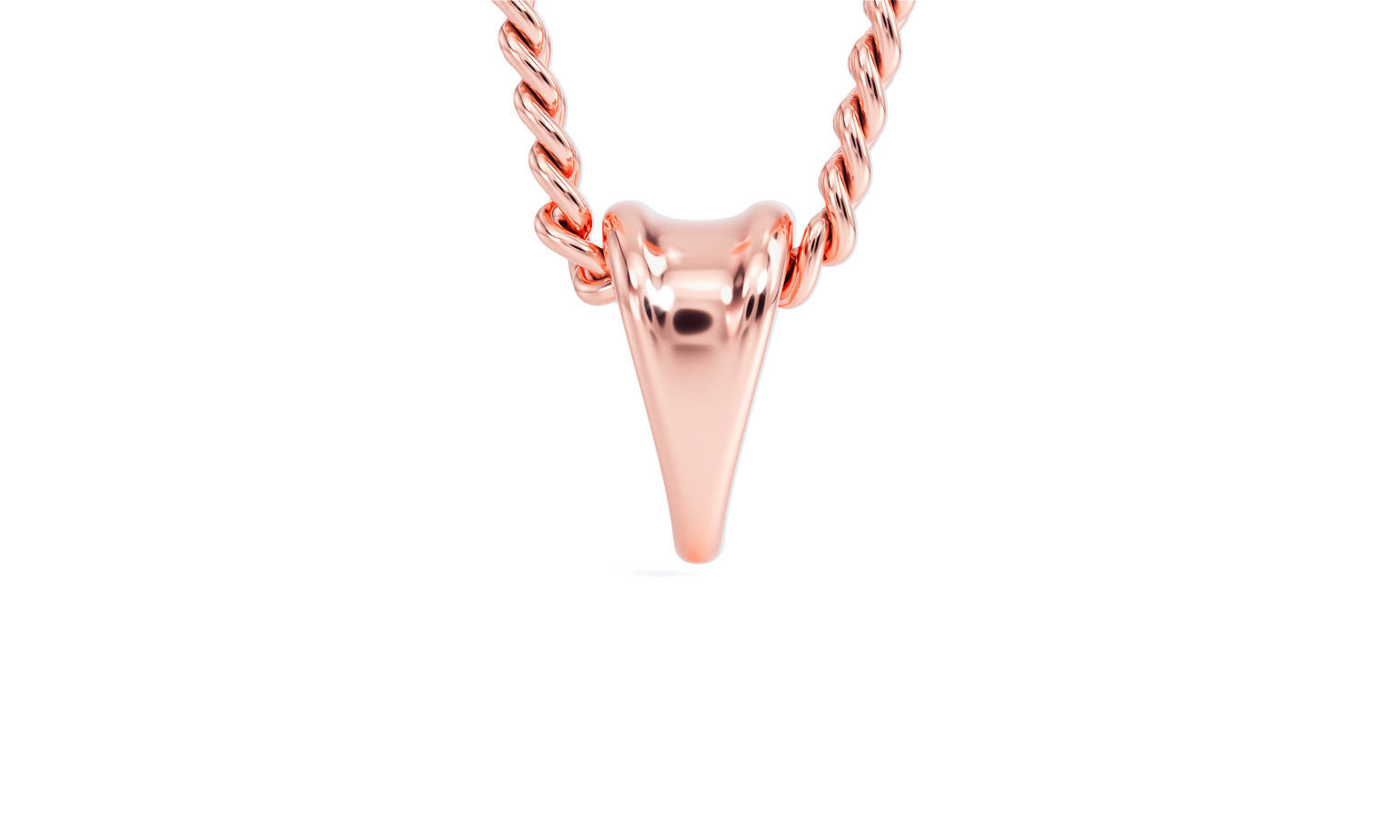 silver bail for pendants 3D print model_8