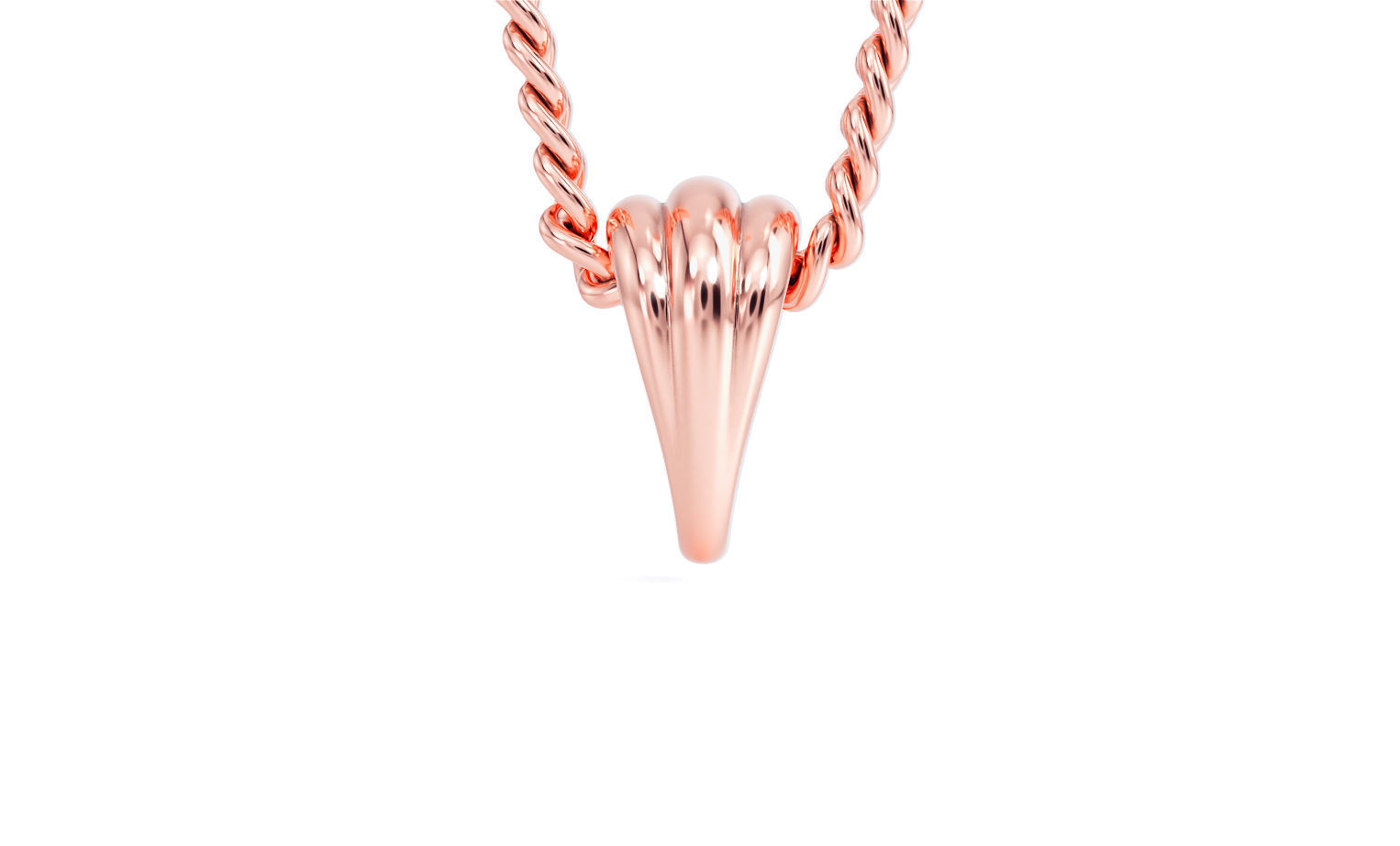 silver bail for pendants 3D print model_8