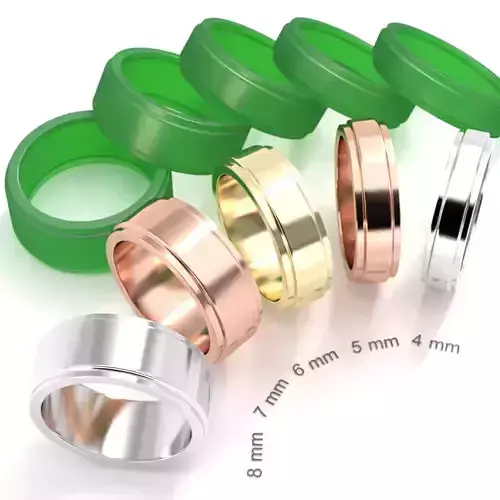 Classic Wedding band 15 for rendering and