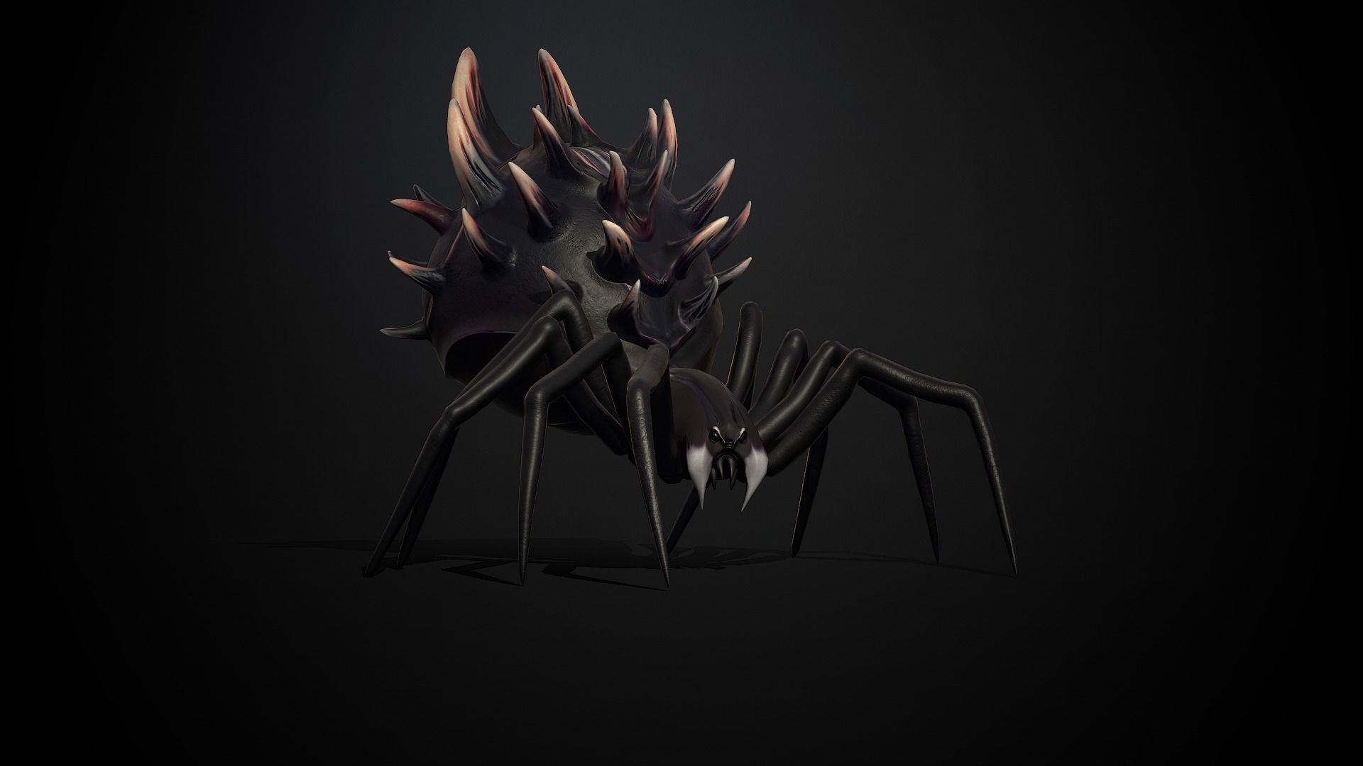 Spider insect3 - Game Ready Low-poly 3D model Low-poly 3D model_6