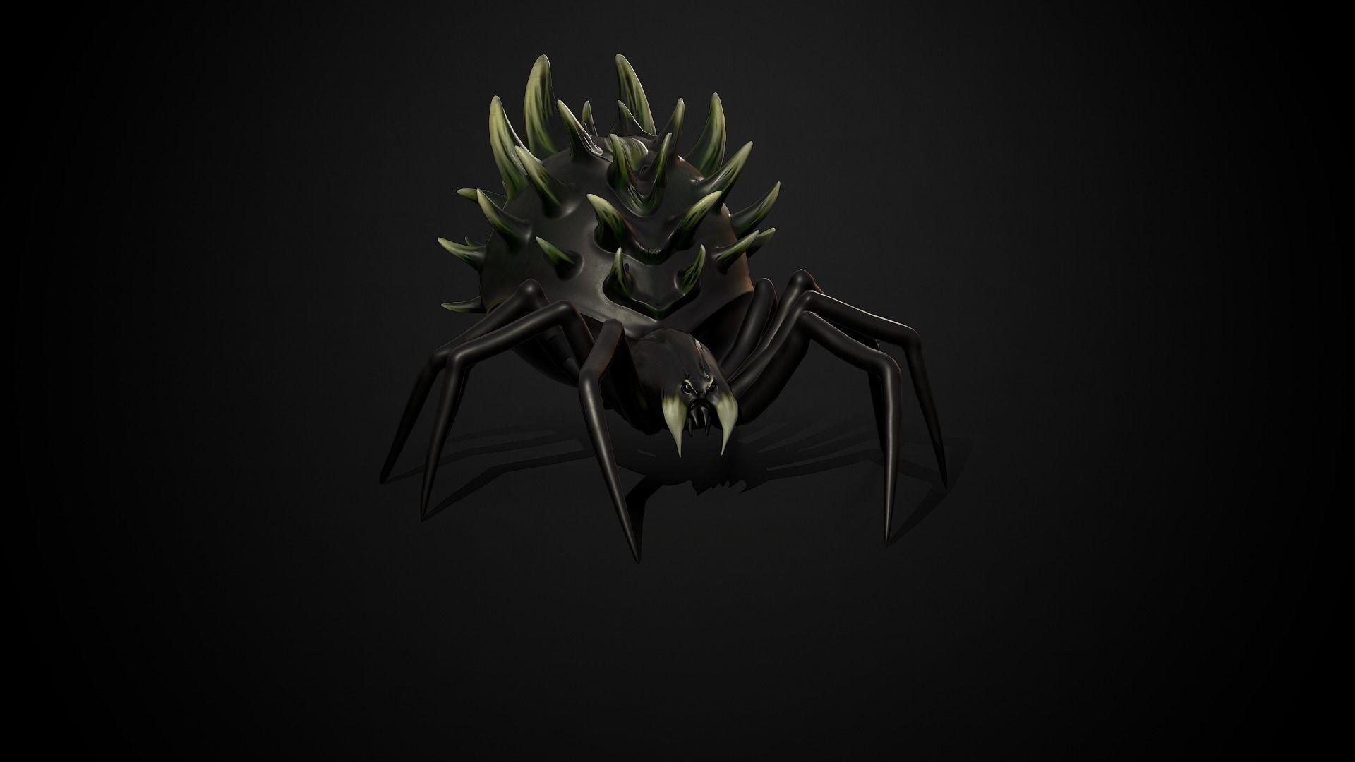 Spider insect3 - Game Ready Low-poly 3D model Low-poly 3D model_11