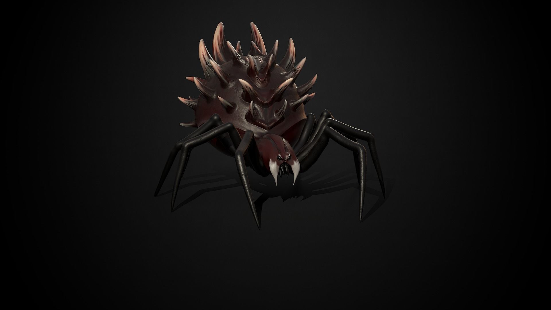 Spider insect3 - Game Ready Low-poly 3D model Low-poly 3D model_9