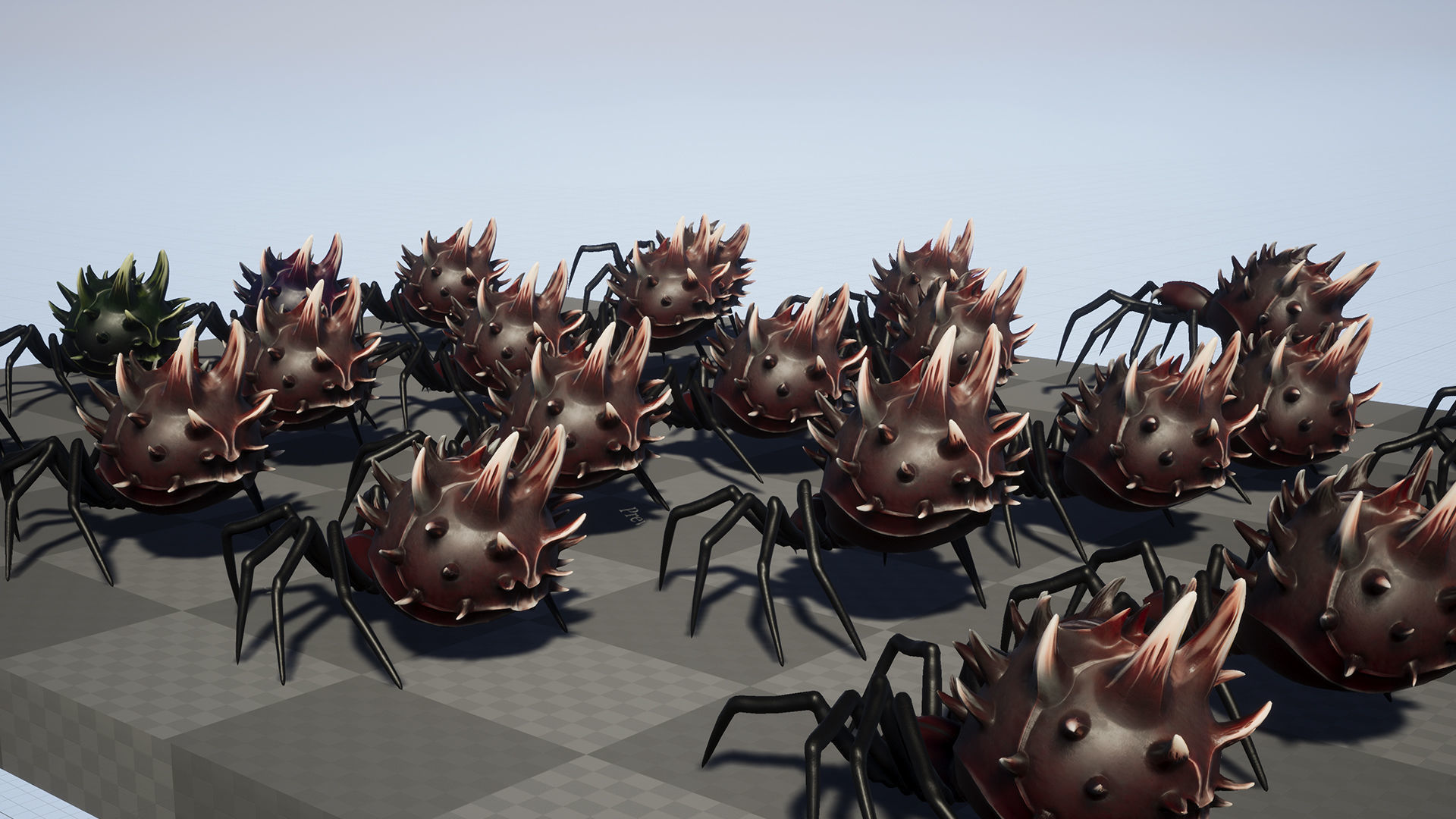 Spider insect3 - Game Ready Low-poly 3D model Low-poly 3D model_12