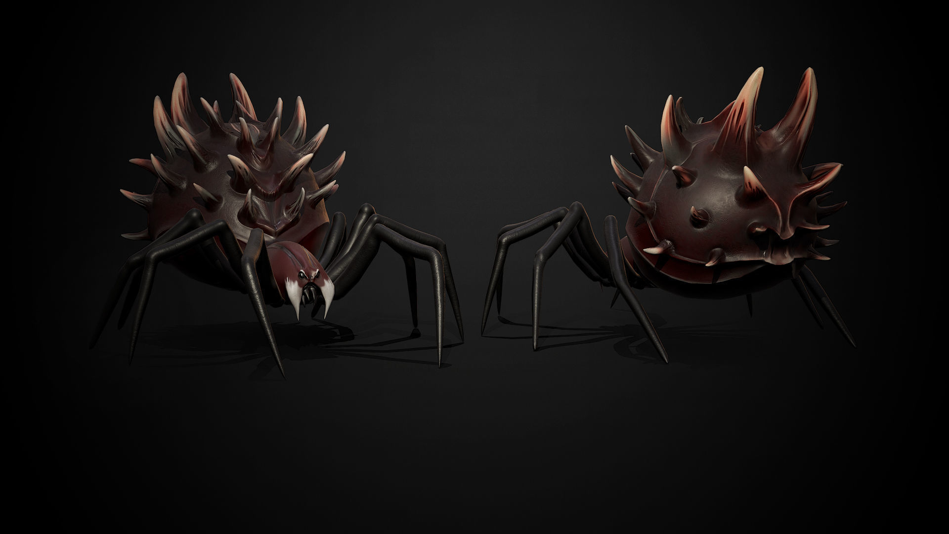 Spider insect3 - Game Ready Low-poly 3D model Low-poly 3D model_8