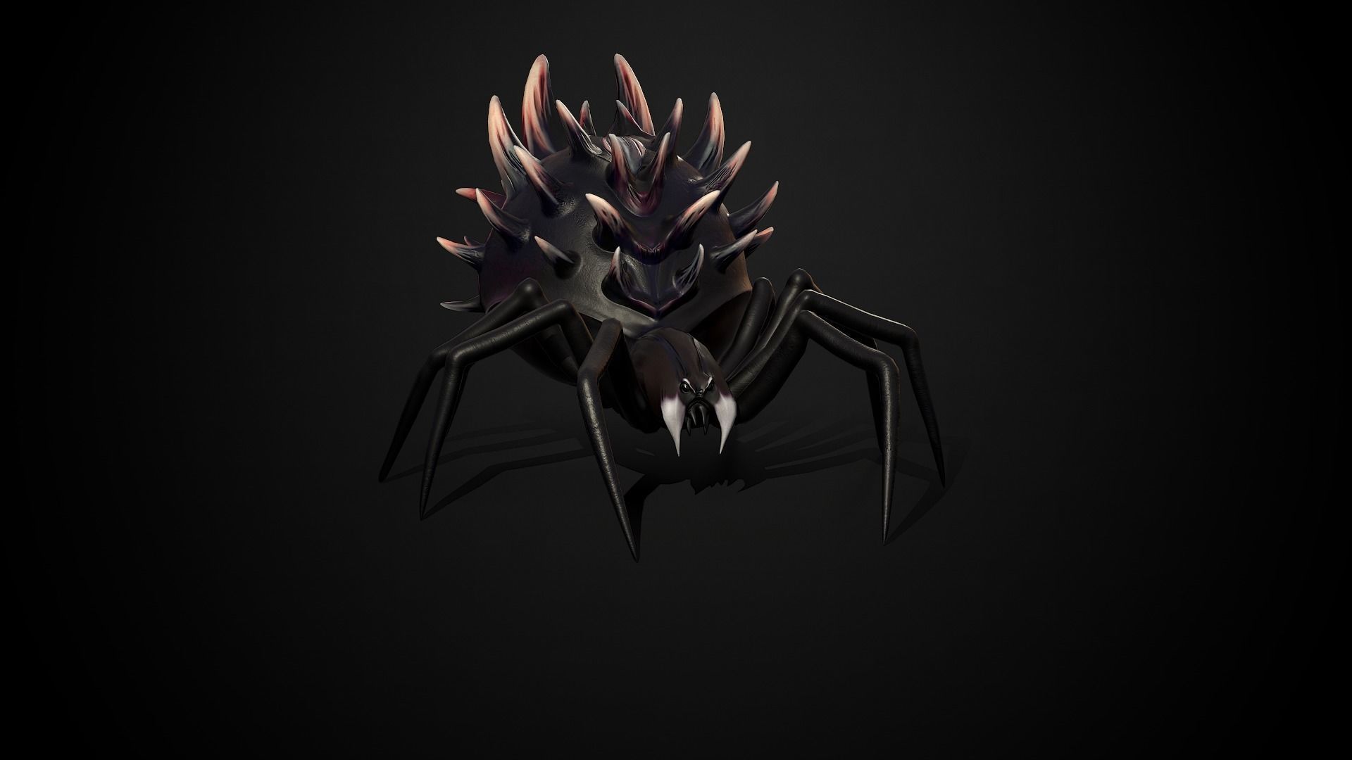 Spider insect3 - Game Ready Low-poly 3D model Low-poly 3D model_7