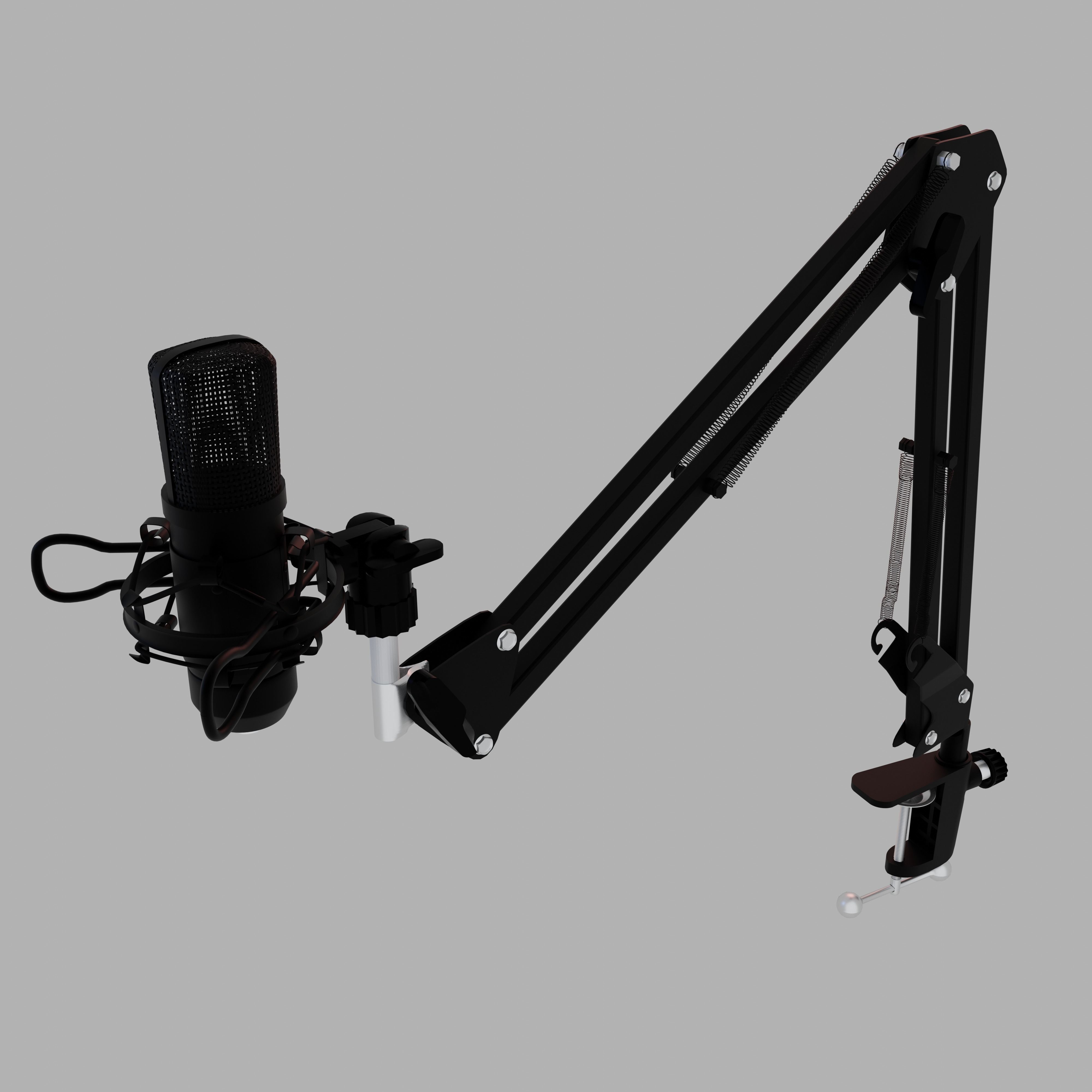 Microphone for render 3D model_2