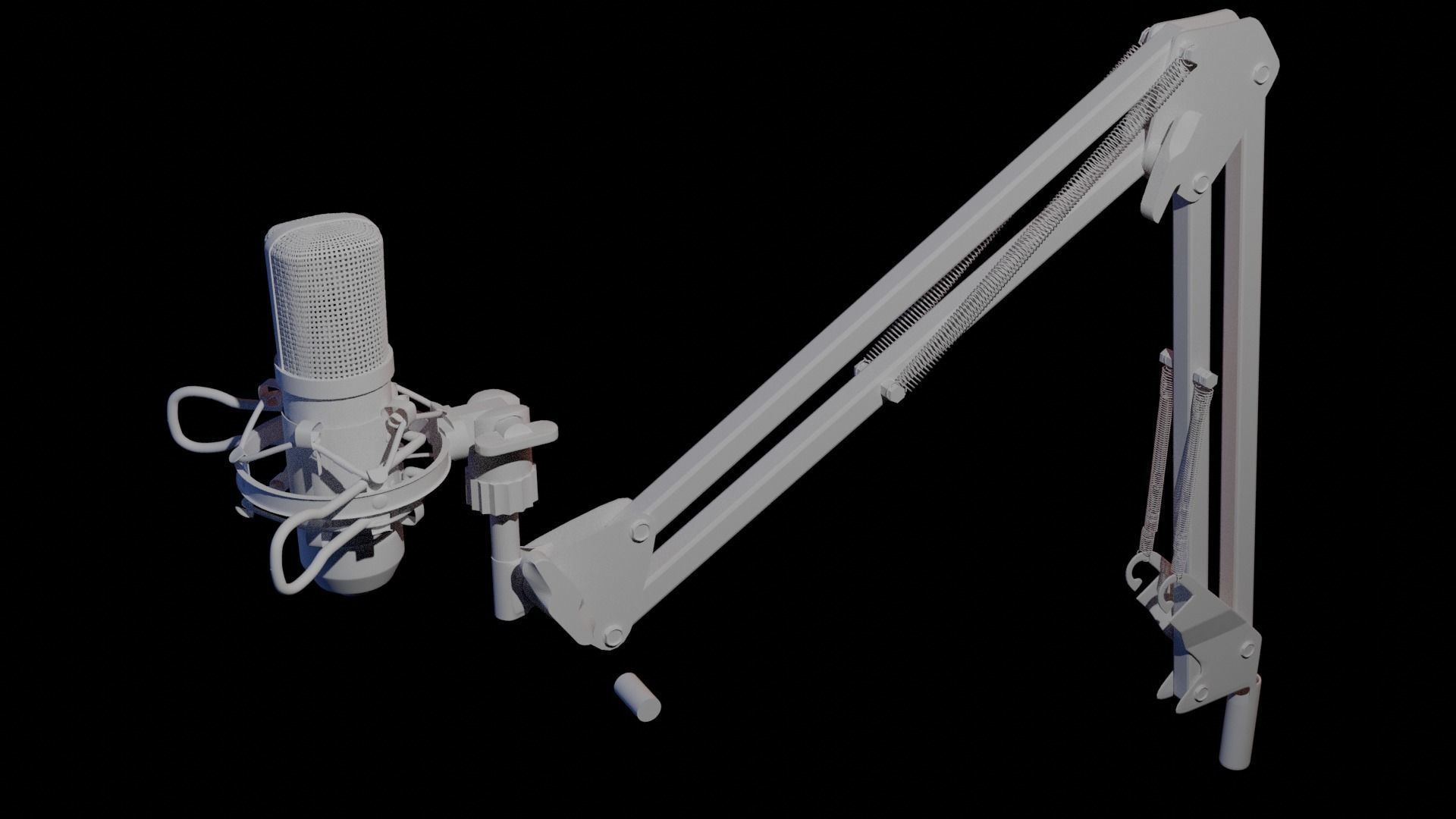 Microphone for render 3D model_1