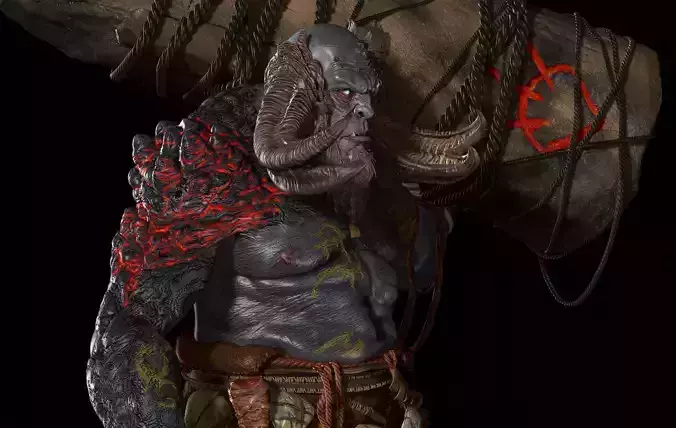 Troll - God Of War High Poly