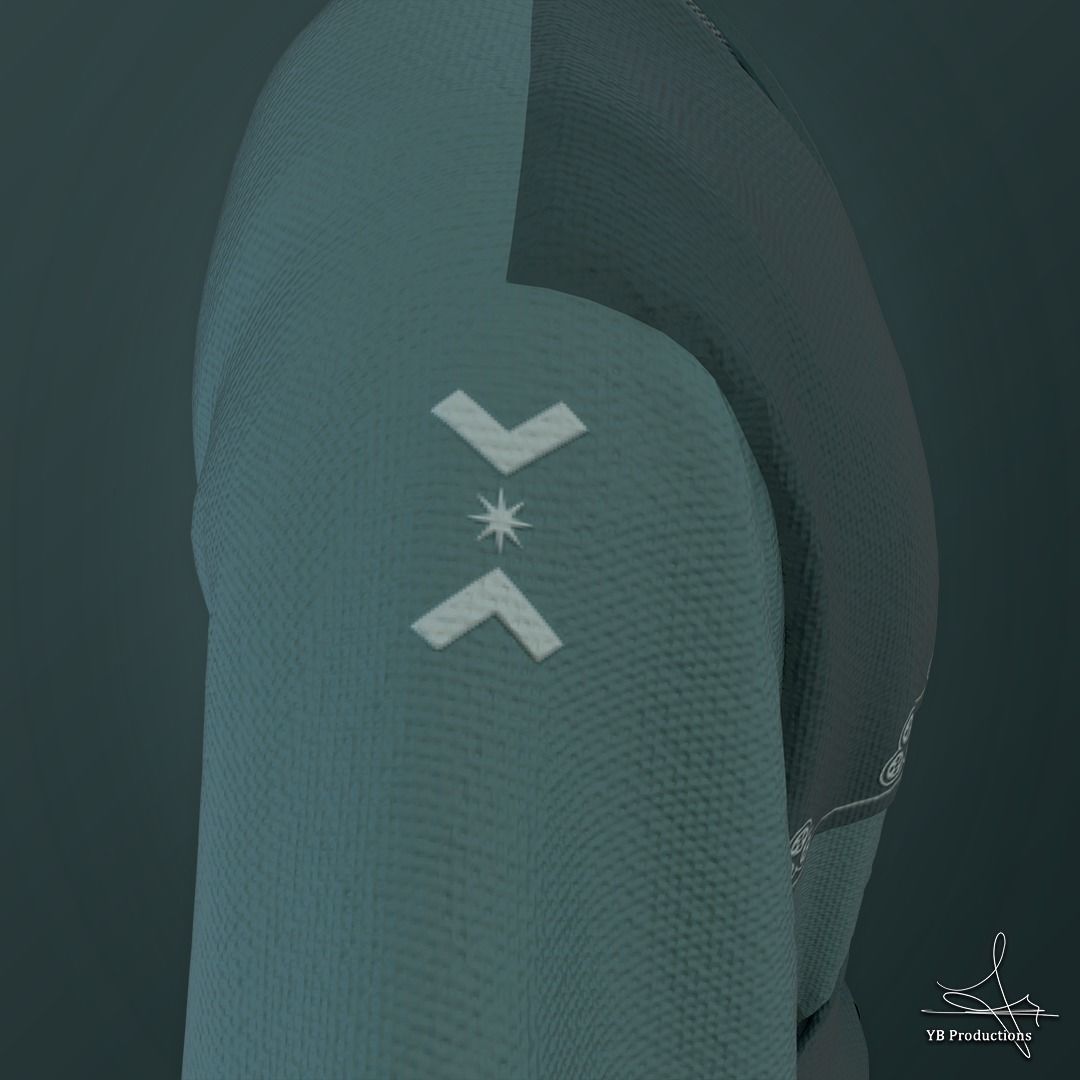 Male winter cloths 3D model_4