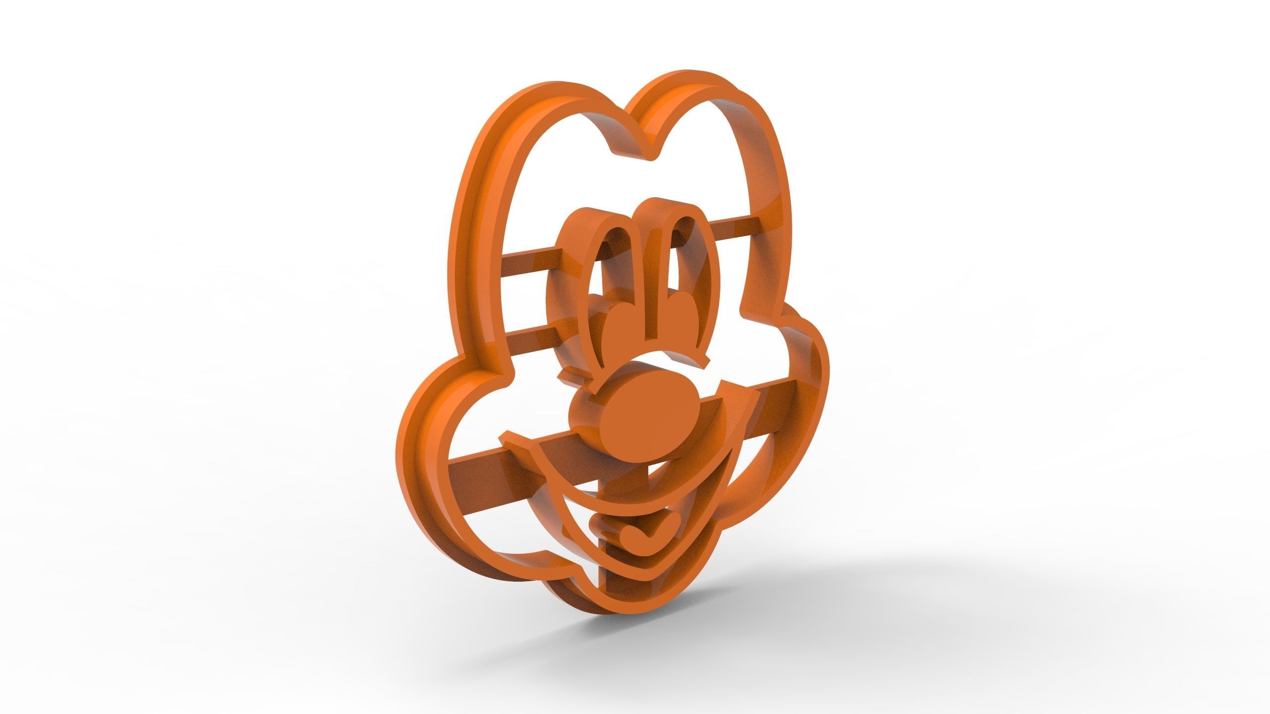 cookie cutter 3d print model Mikki Maus 3D print model 3D print model_8