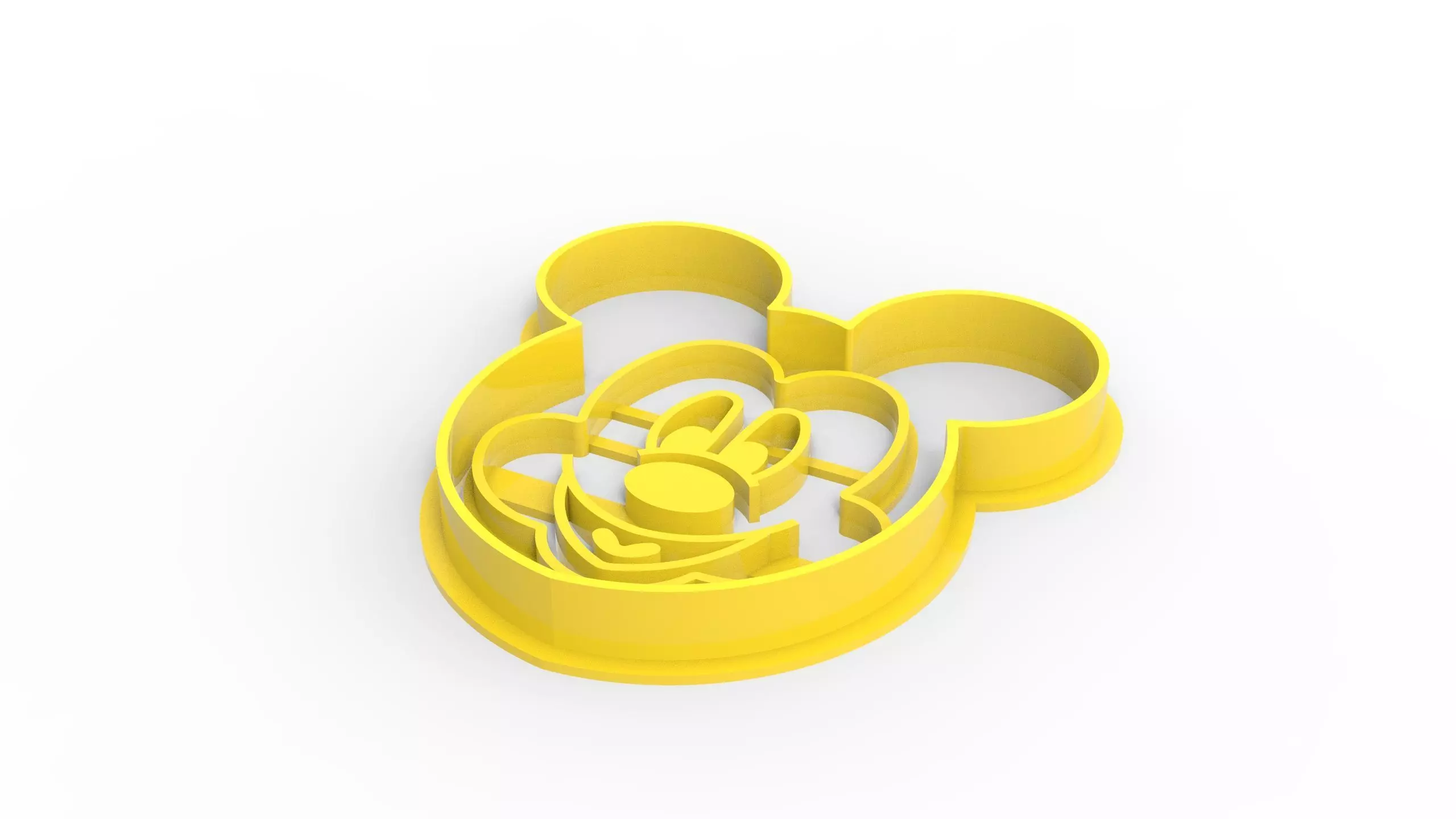 cookie cutter 3d print model Mikki Maus 3D print model 3D print model_0