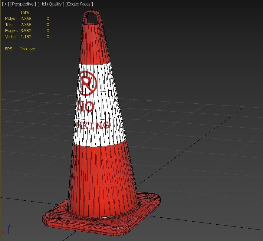 Road Cone Collection 1 - 7 Models _99