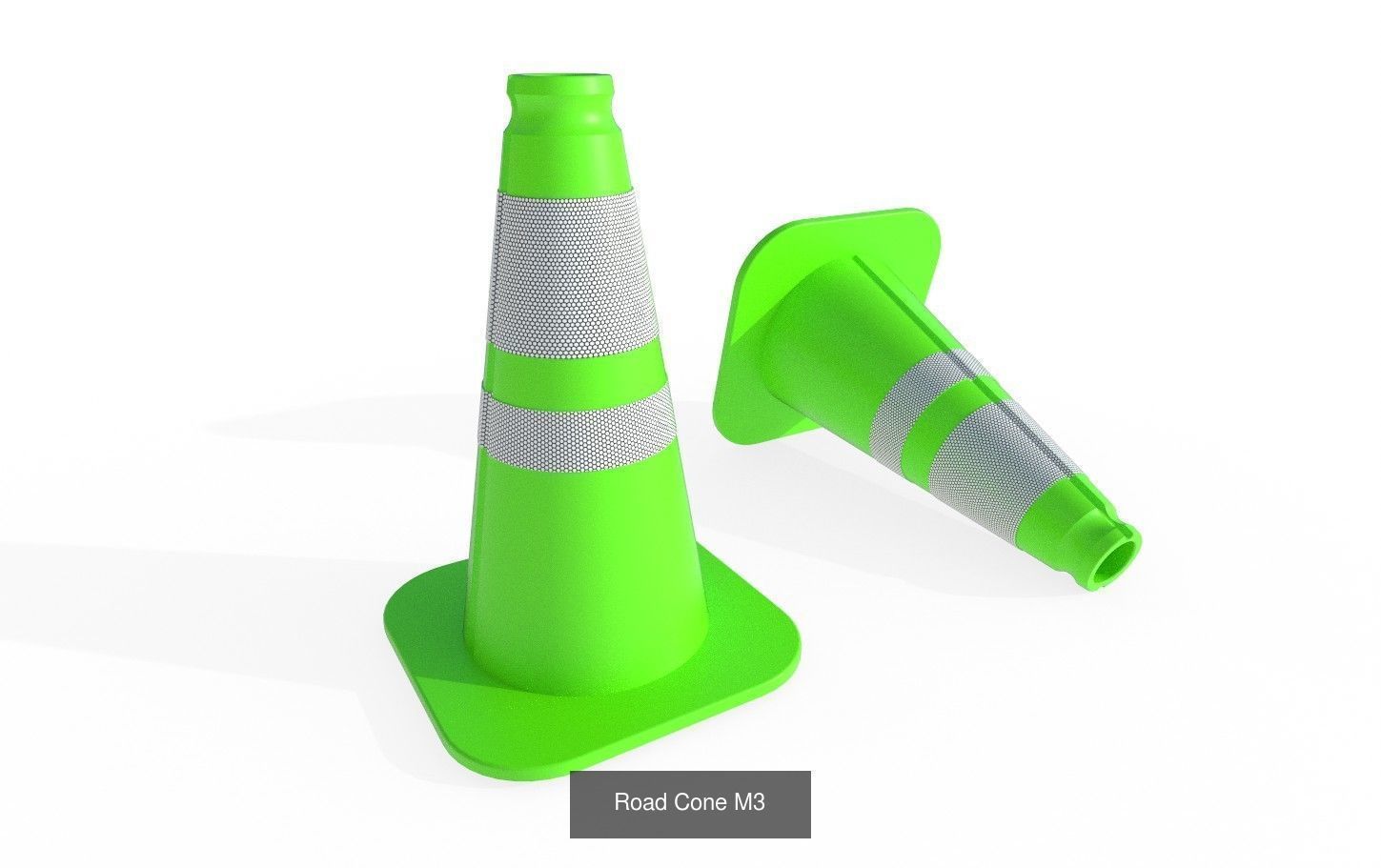 Road Cone Collection 1 - 7 Models _4