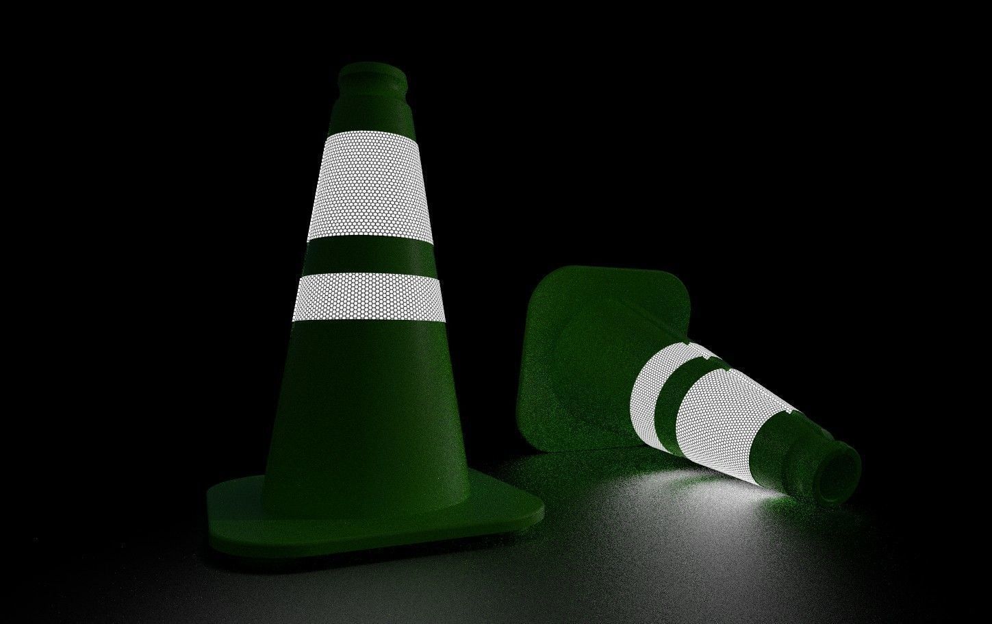 Road Cone Collection 1 - 7 Models _53