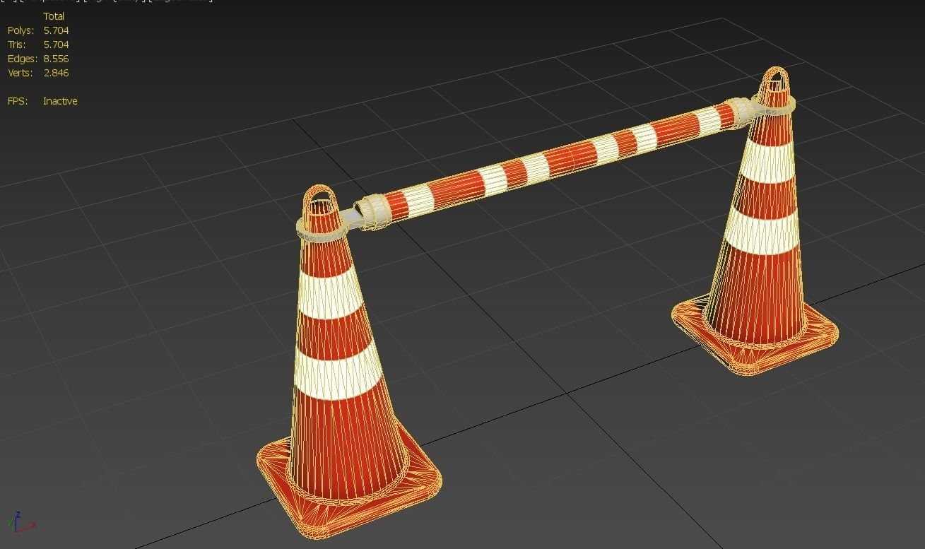 Road Cone Collection 1 - 7 Models _69