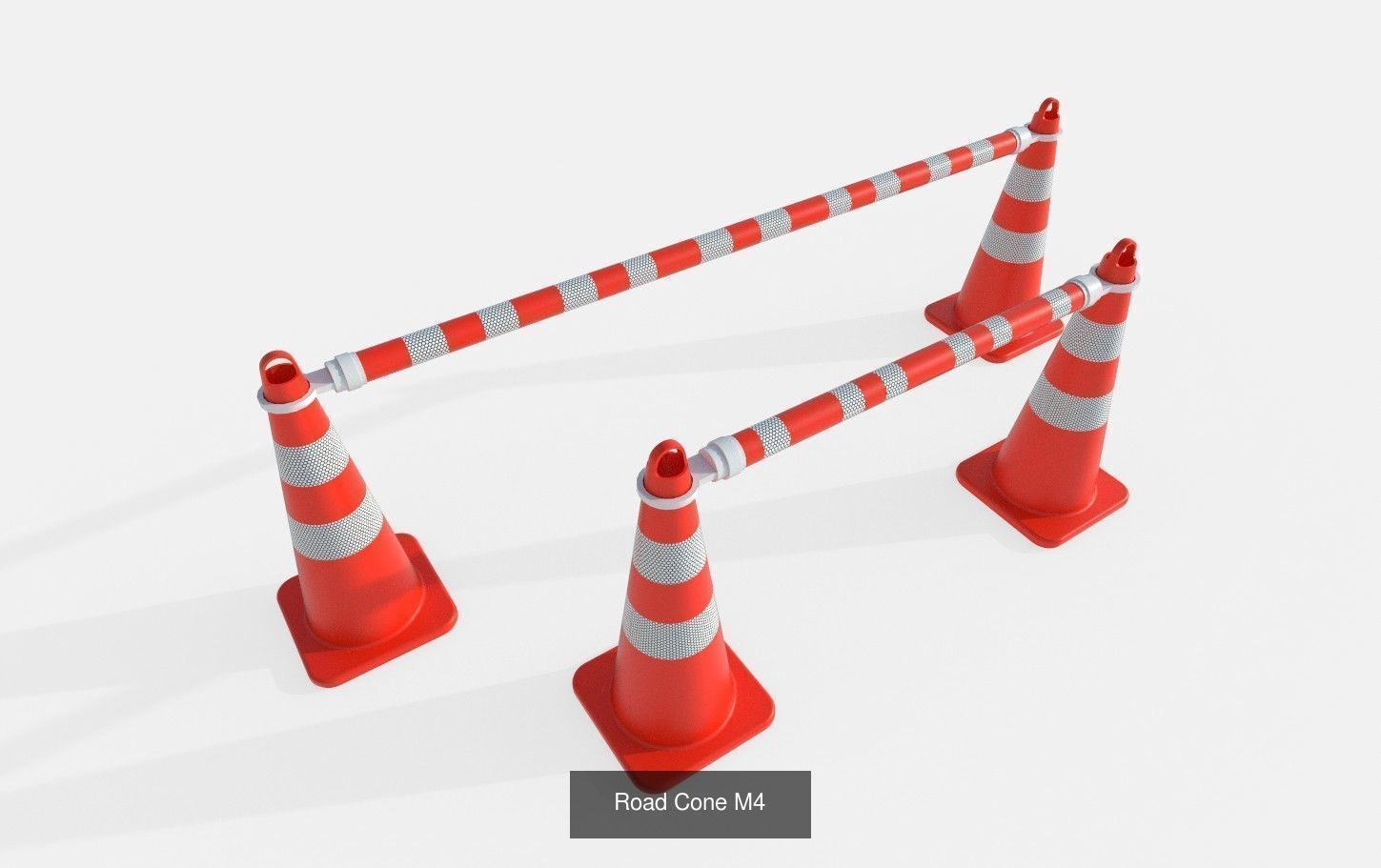 Road Cone Collection 1 - 7 Models _2