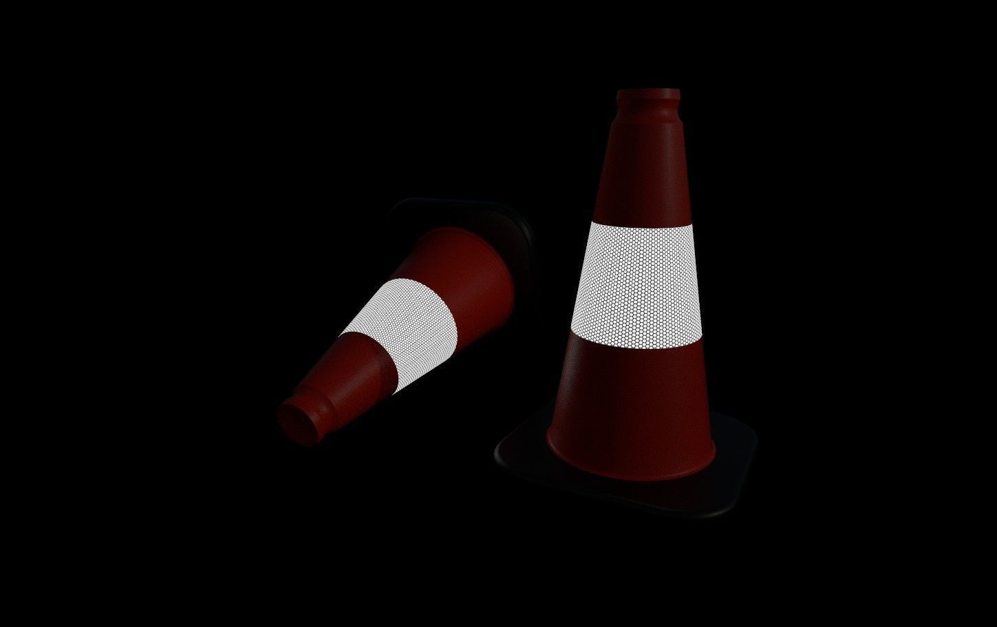 Road Cone Collection 1 - 7 Models _27