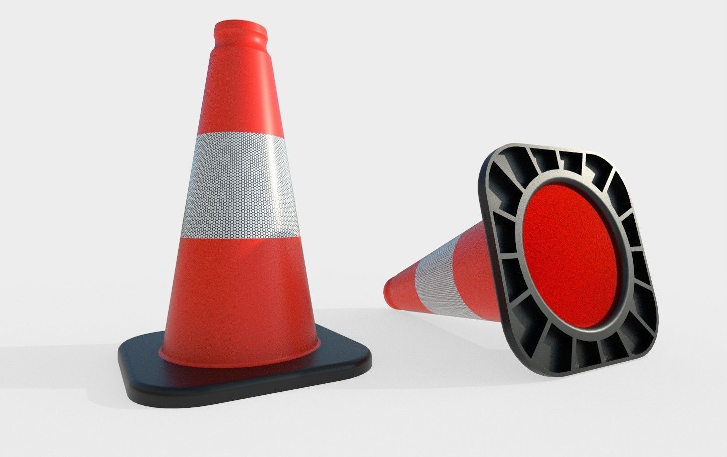 Road Cone Collection 1 - 7 Models _36