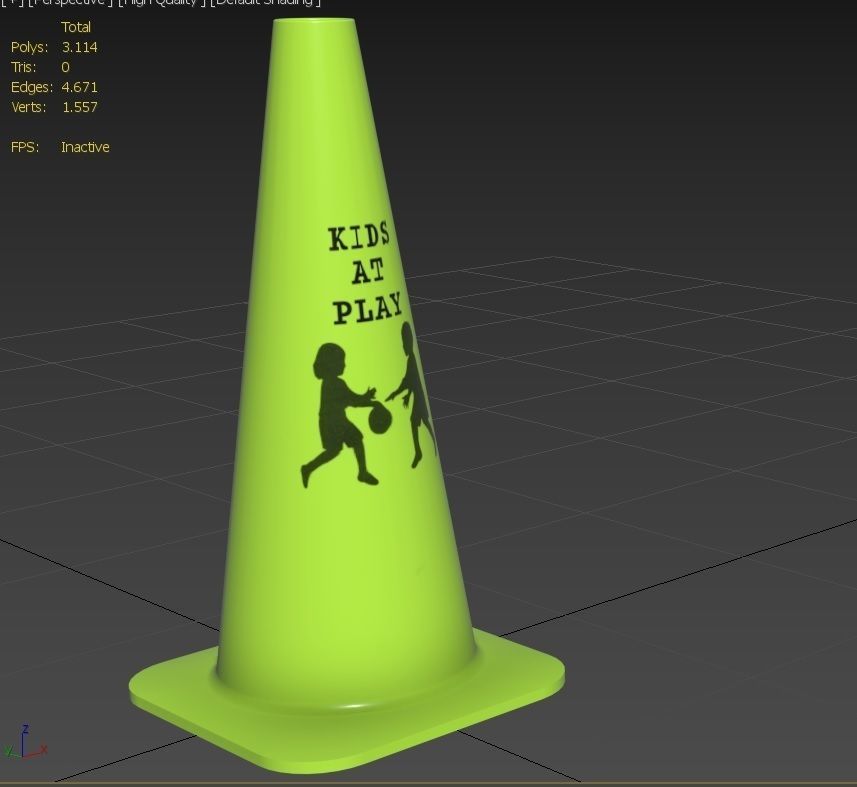 Road Cone Collection 1 - 7 Models _109