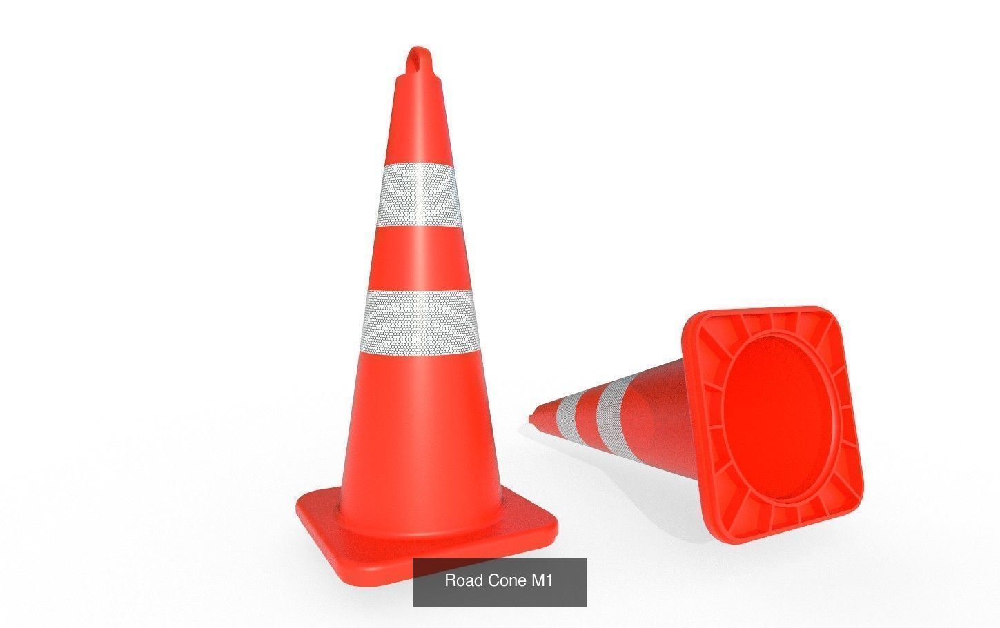 Road Cone Collection 1 - 7 Models _3