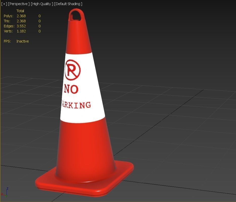 Road Cone Collection 1 - 7 Models _96