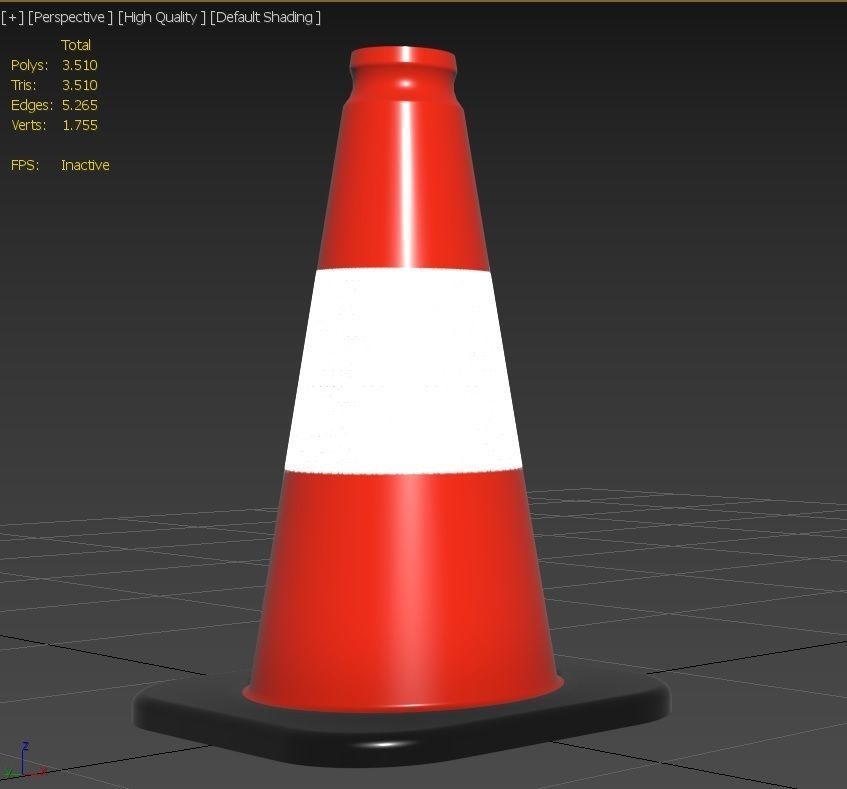 Road Cone Collection 1 - 7 Models _35