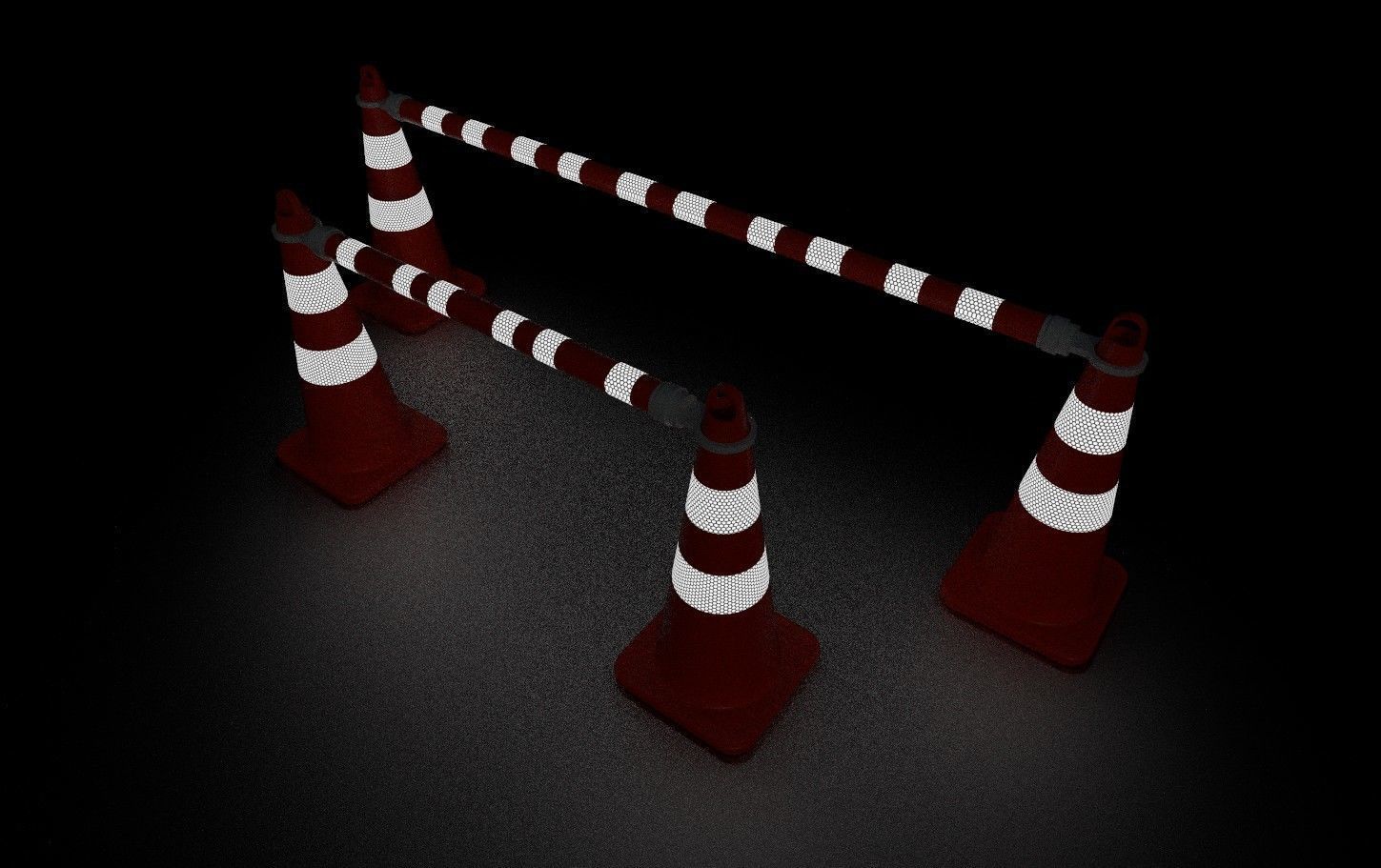 Road Cone Collection 1 - 7 Models _70