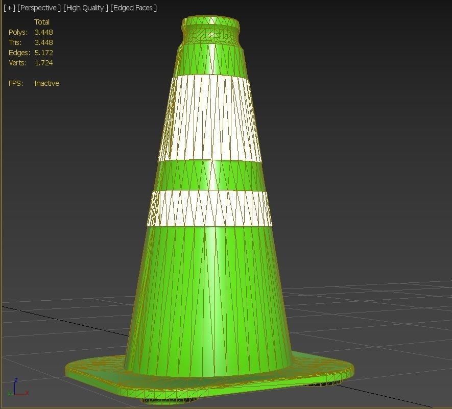 Road Cone Collection 1 - 7 Models _52