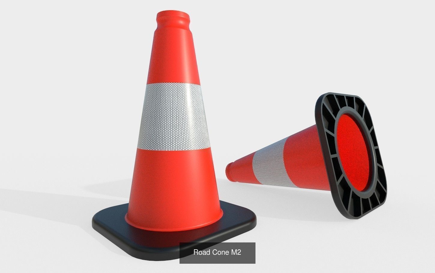 Road Cone Collection 1 - 7 Models _1