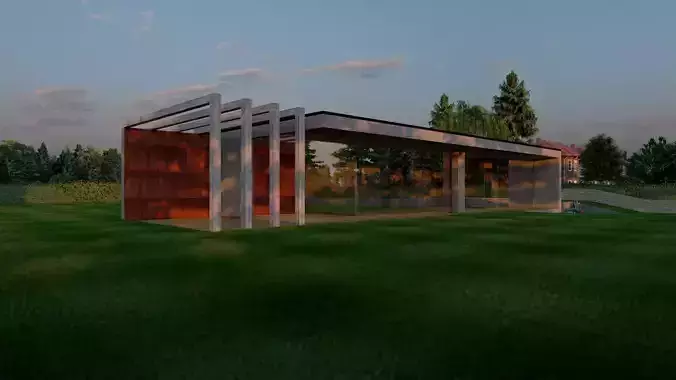 Concrete and Corten Villa