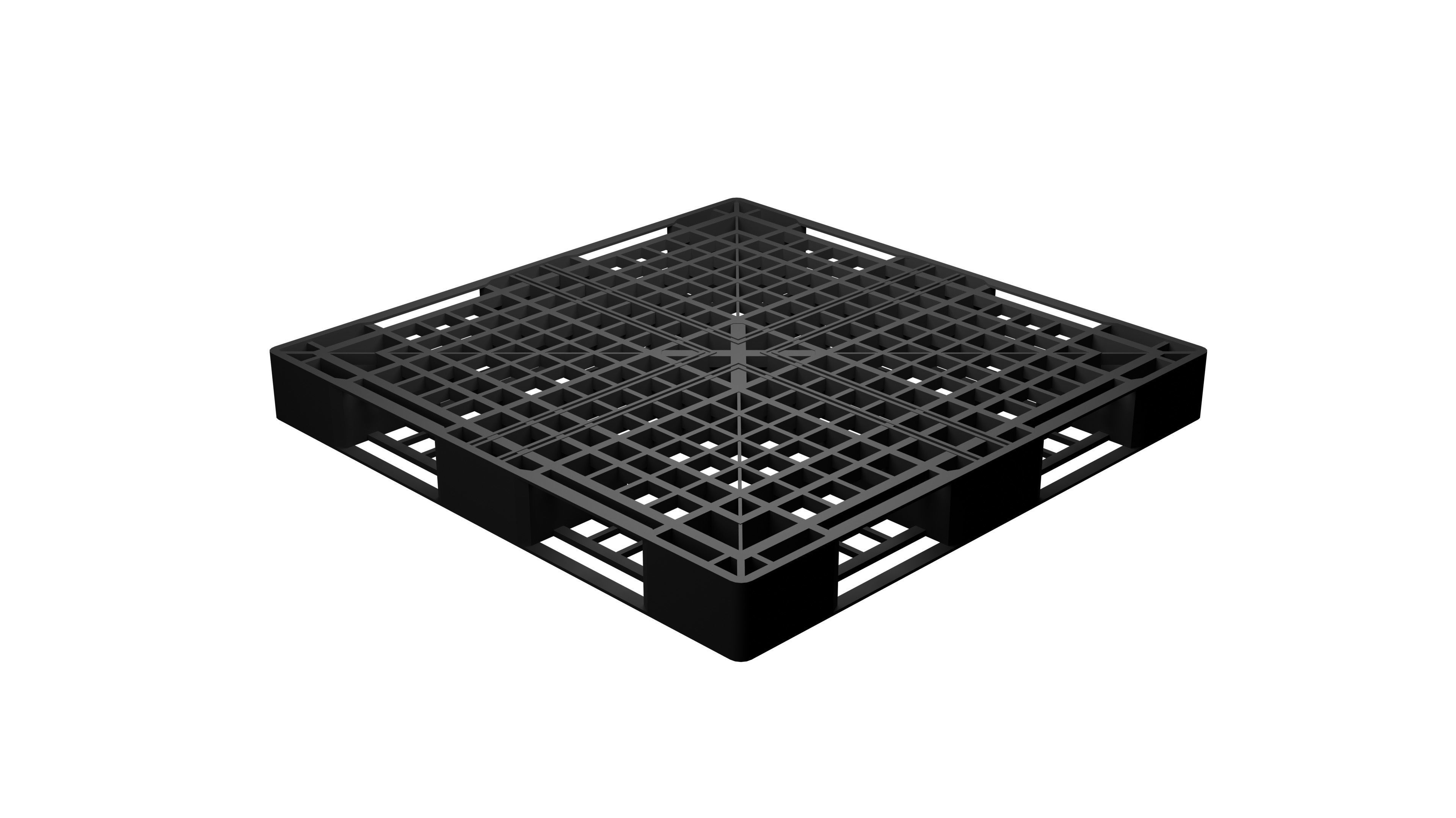 Plastic Pallet Low poly Low-poly 3D model_6