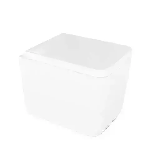 White Toilet Bowl 3D model