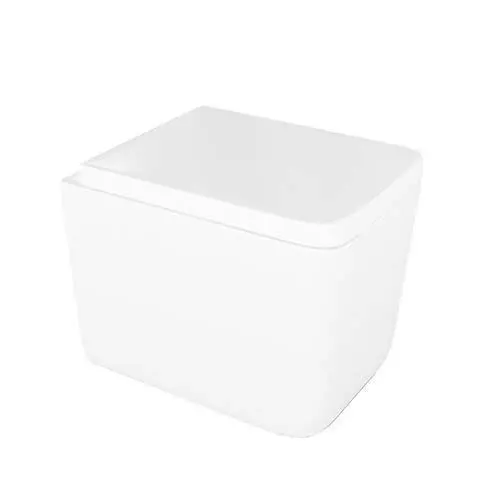 White Toilet Bowl 3D model