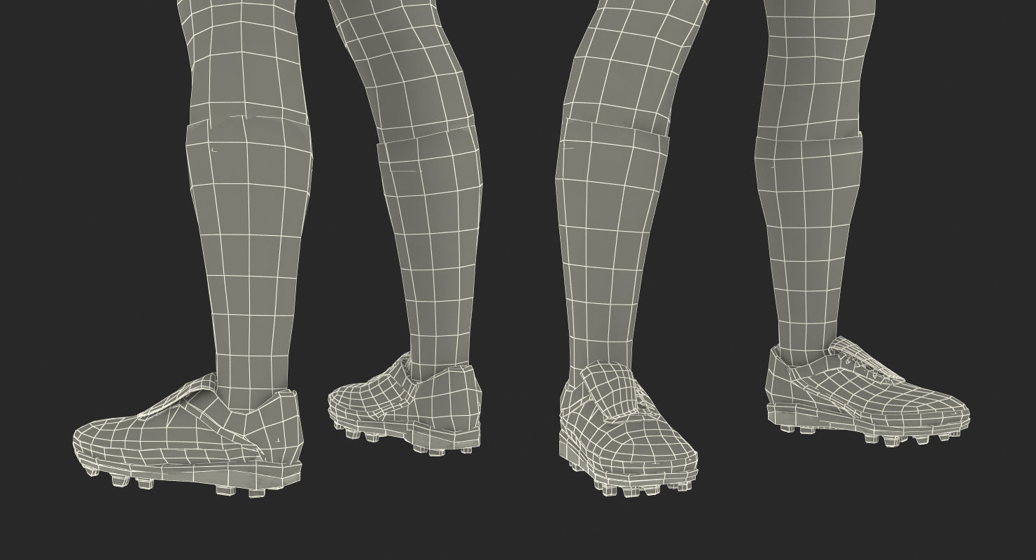 Soccer or Football Player Bayern 3D model_17