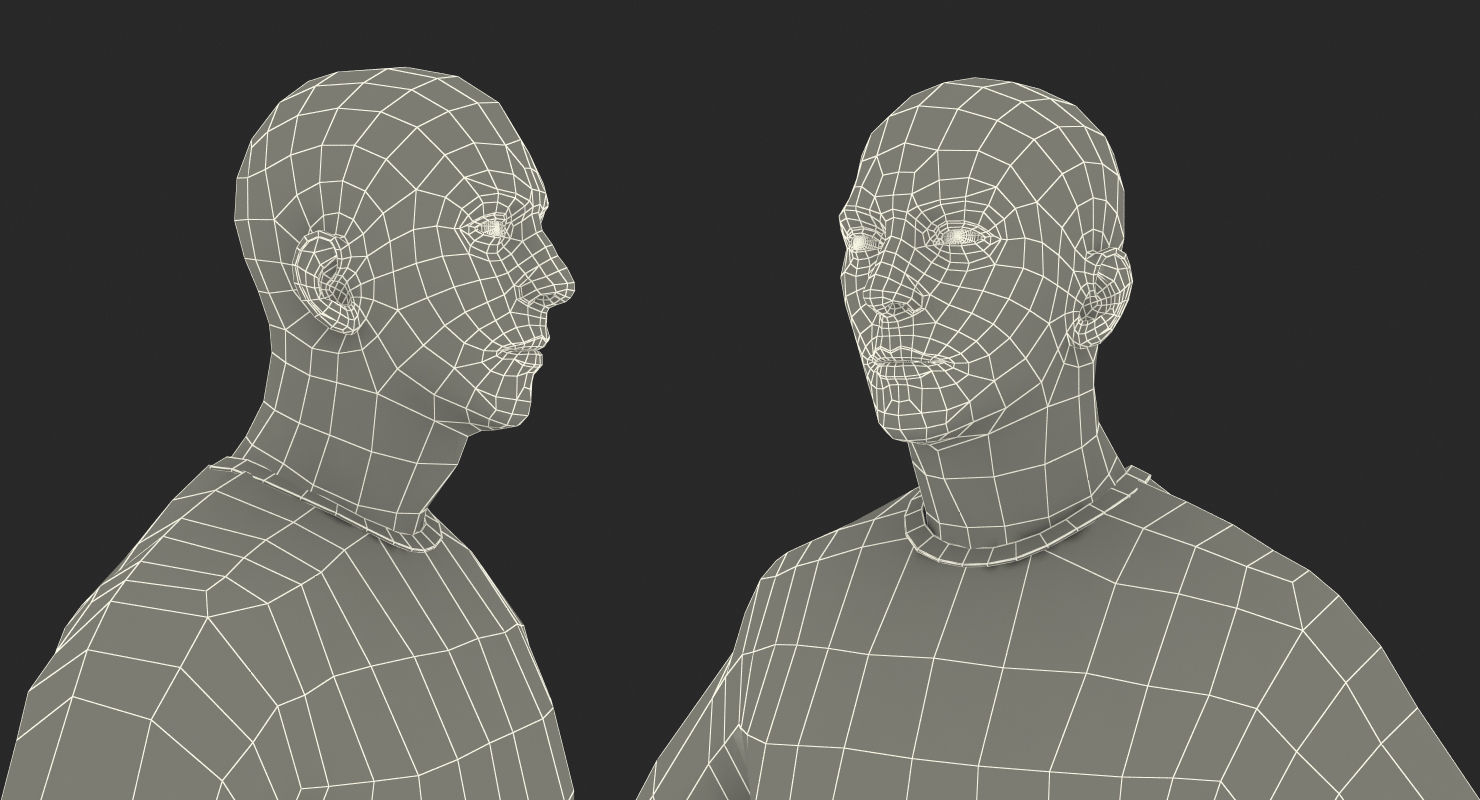 Soccer or Football Player Bayern 3D model_15