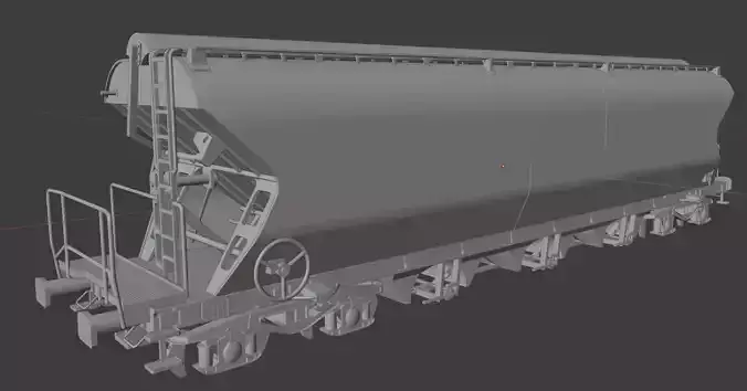 H0 1-87 scale Tagnpps 102 grain wagon VTG 3D print model