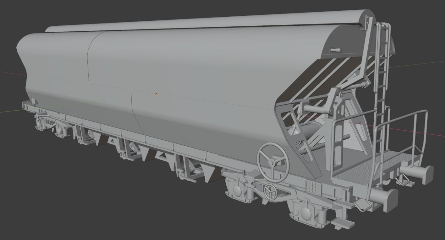 H0 1-87 scale Tagnpps 102 grain wagon VTG 3D print model_6