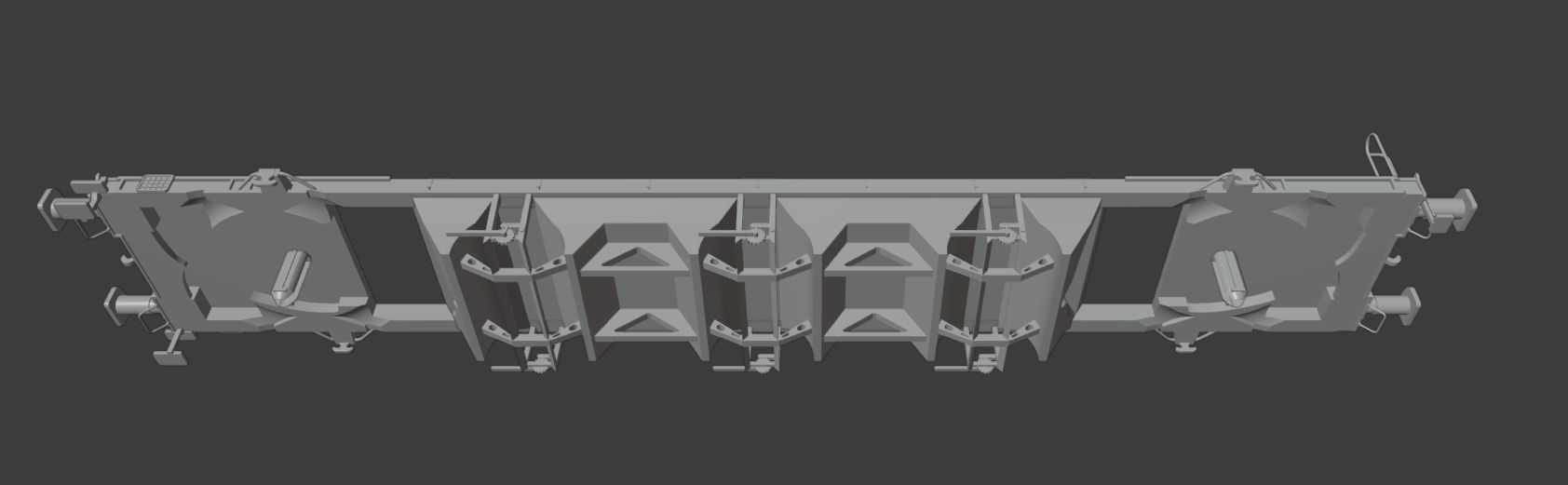 H0 1-87 scale Tagnpps 102 grain wagon VTG 3D print model_12