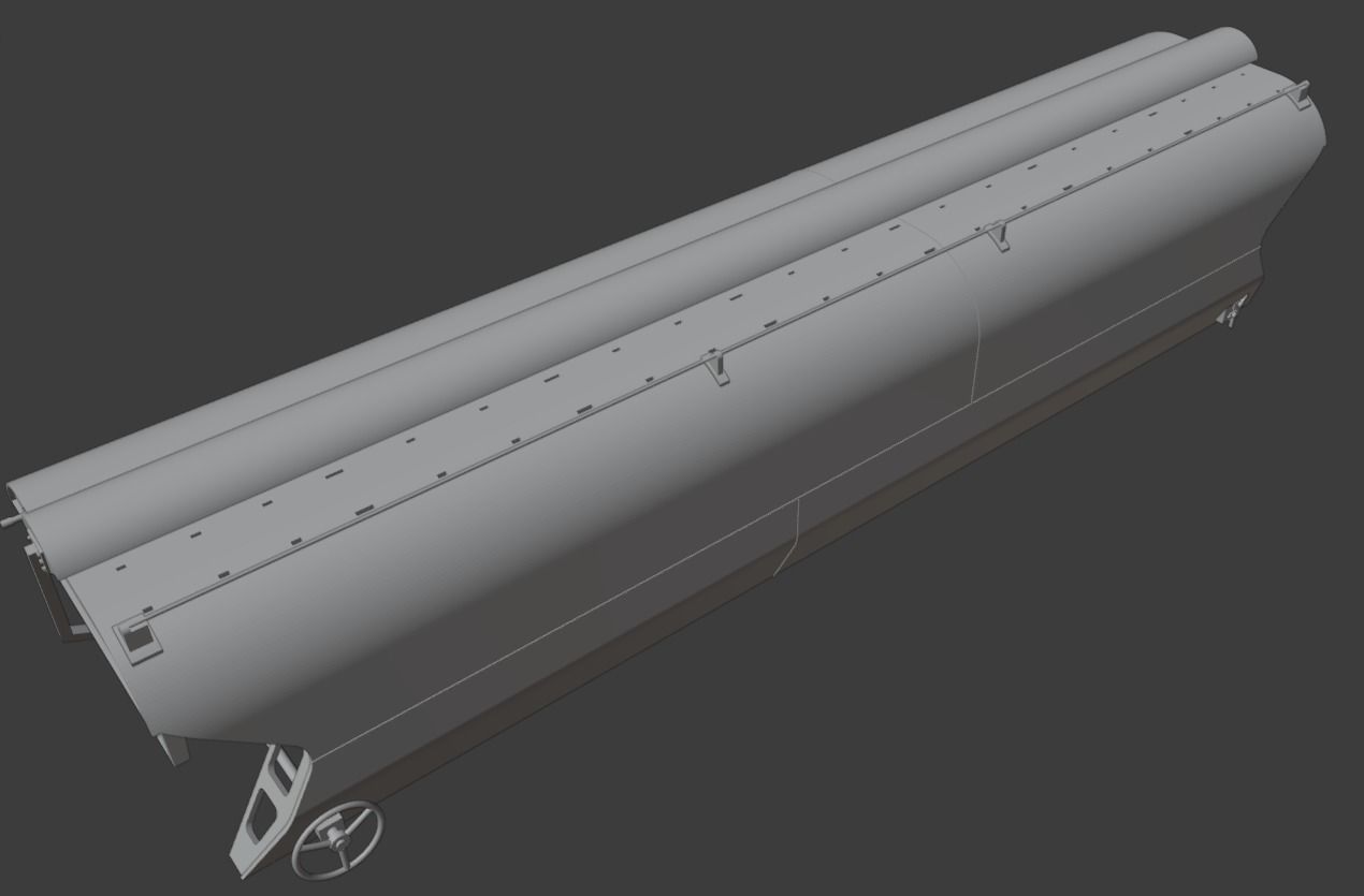 H0 1-87 scale Tagnpps 102 grain wagon VTG 3D print model_10