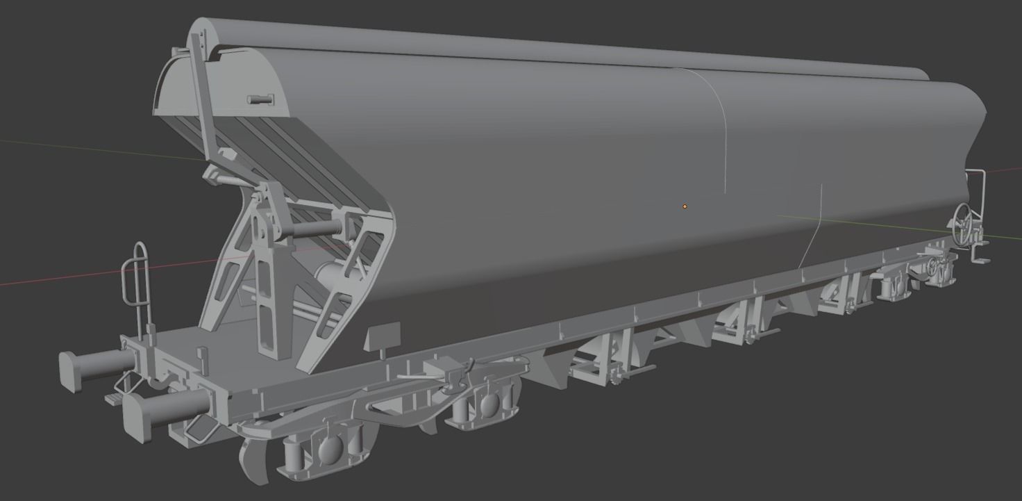 H0 1-87 scale Tagnpps 102 grain wagon VTG 3D print model_7