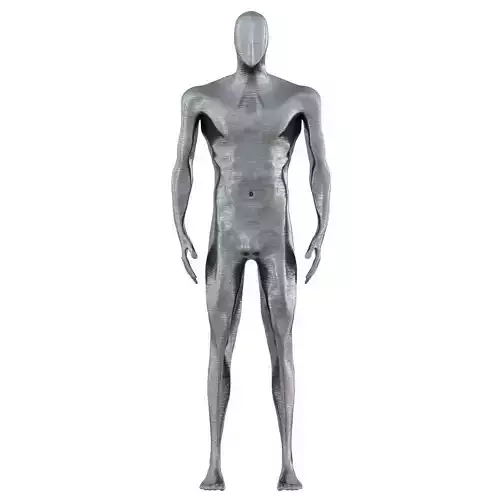 Male figurine made of metal