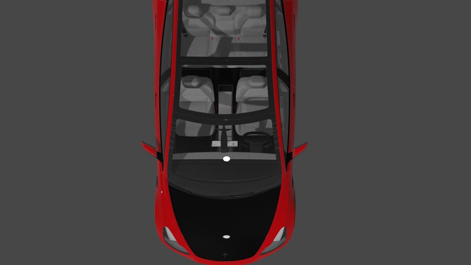 Tesla model 3 custom 3D model_1