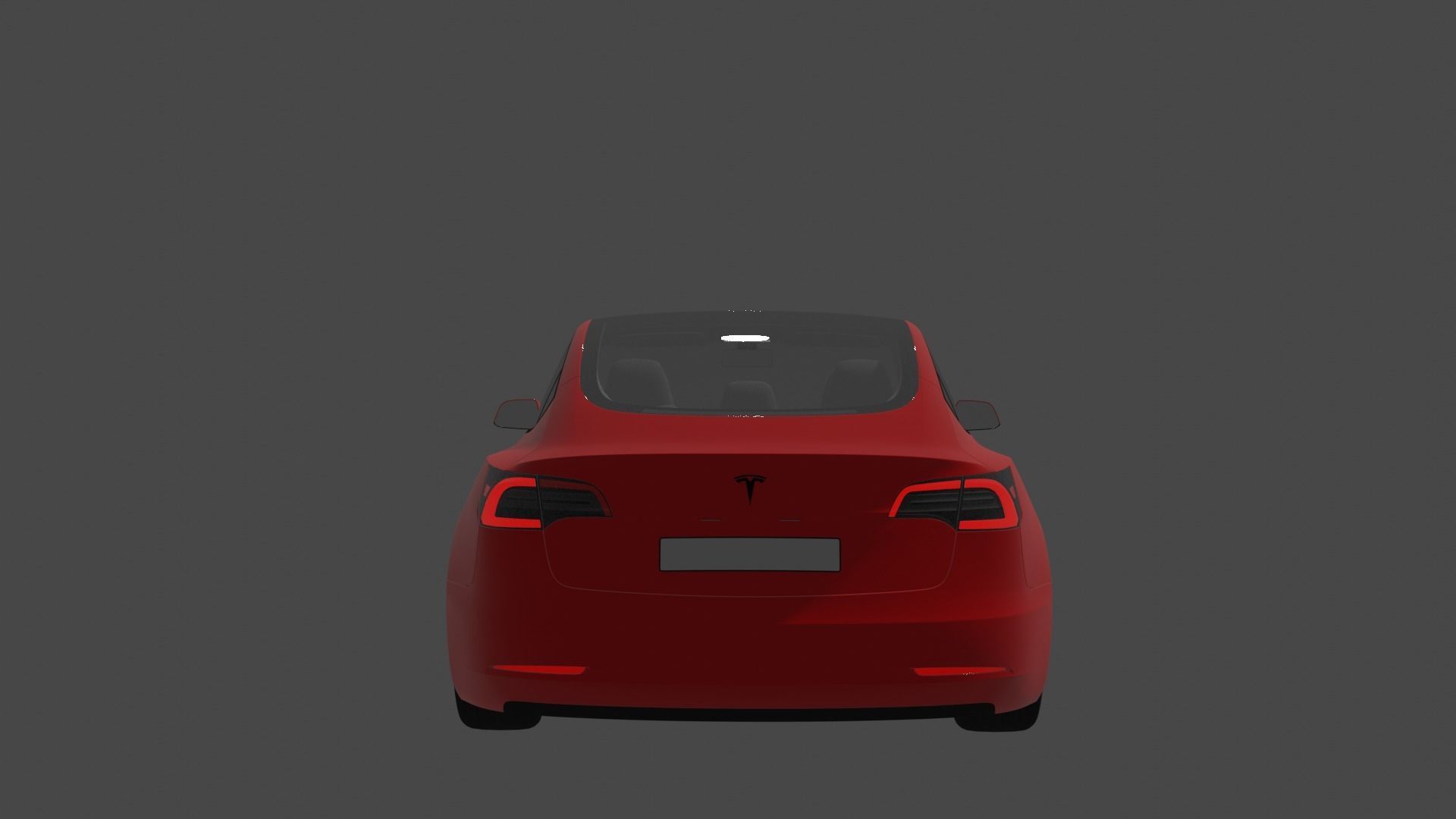 Tesla model 3 custom 3D model_2