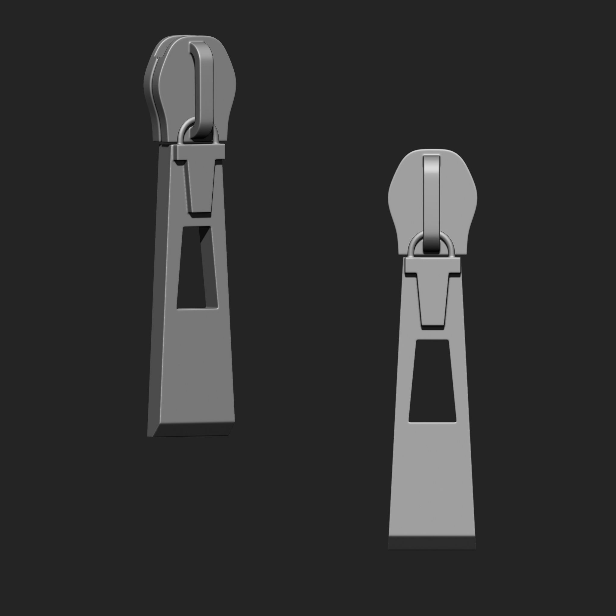 Zipper Slider IMM Brush Pack 21 in One 3D model_21