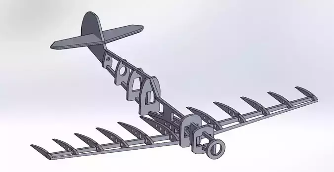 bf-109 wing model  3D print model