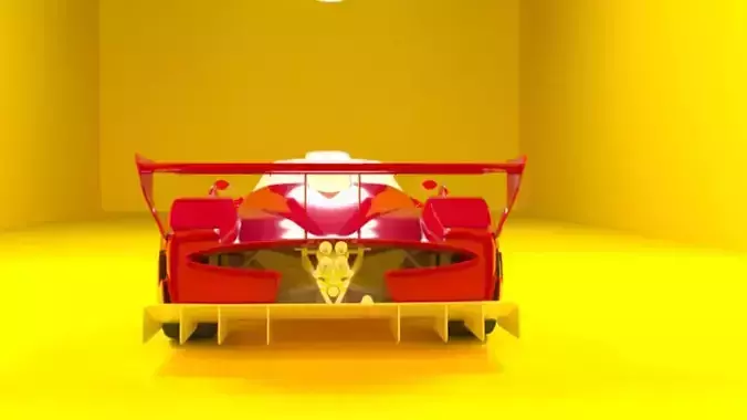 ZONDA sports car Free 3D model