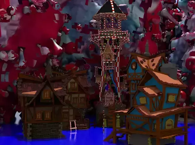 Corona fairytale village