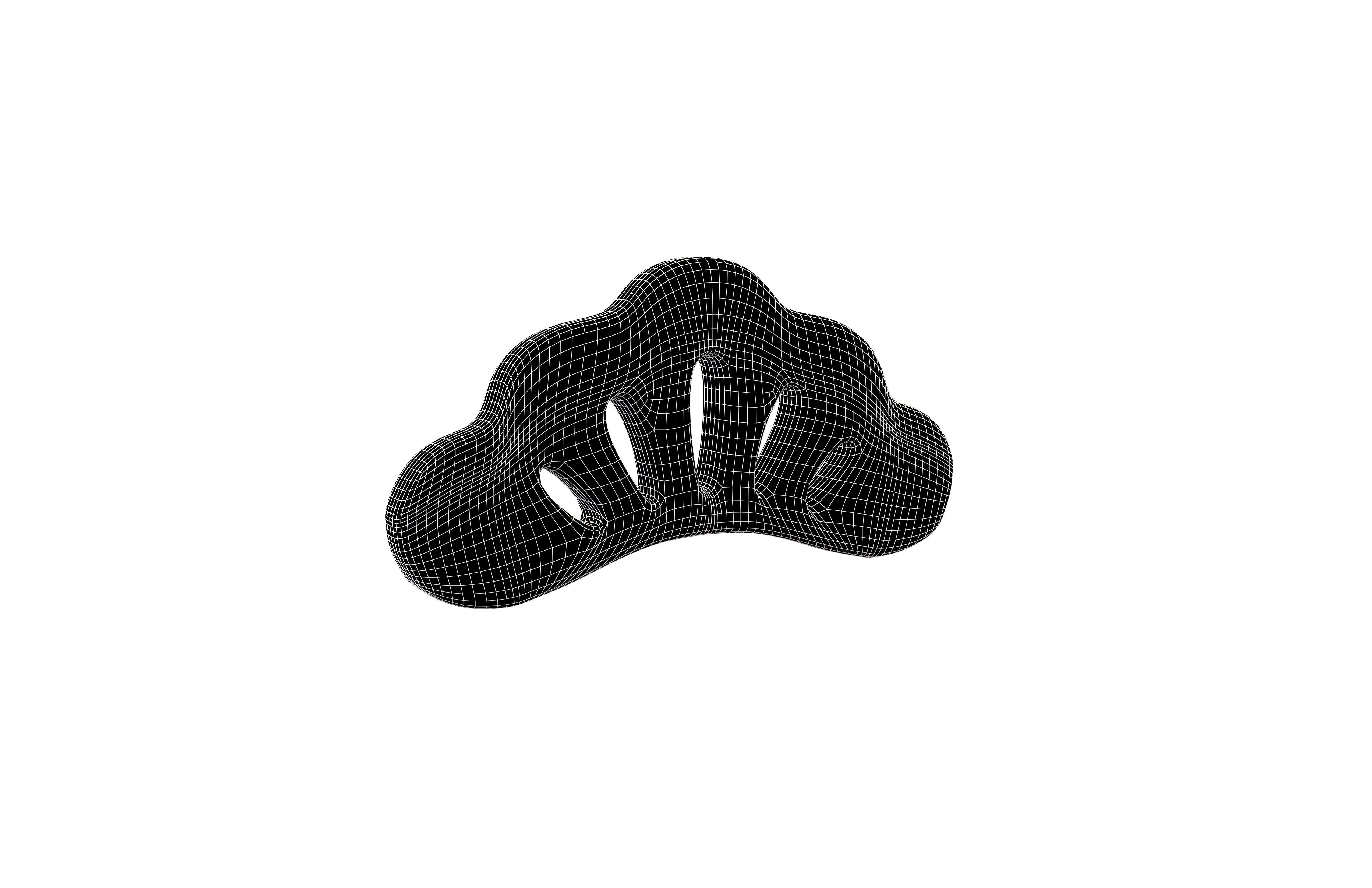 Chinese Cloud v2 001 Low-poly 3D model_6