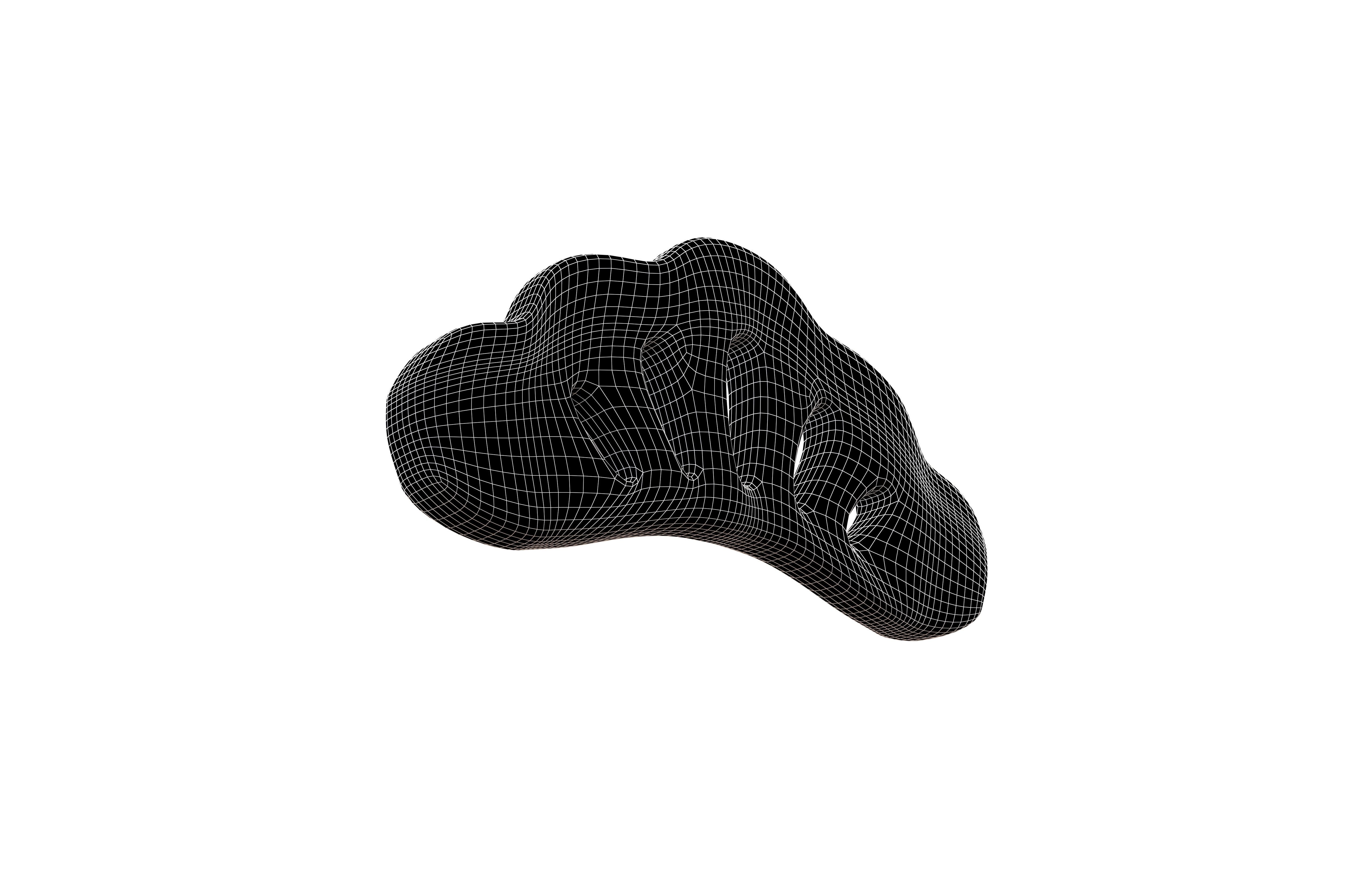 Chinese Cloud v2 003 Low-poly 3D model_7